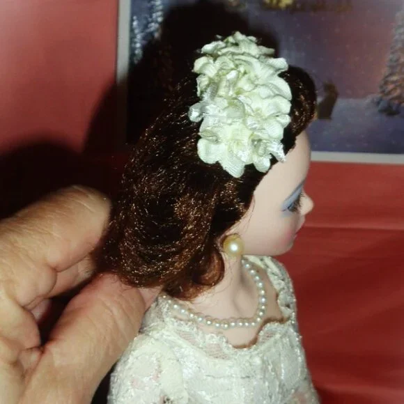 NEW-SIMPLE ELEGANCE CREAM GOWN ENSEMBLE FOR GENE MARSHALL-